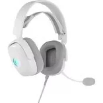 Ausinės QPAD GAMIAC HS71 laidinės, ausinė juosta, USB Type-C, apgaubiančios, 20–20000 Hz, 2,2 m kabelis, balta