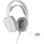 Ausinės QPAD GAMIAC HS71 laidinės, ausinė juosta, USB Type-C, apgaubiančios, 20–20000 Hz, 2,2 m kabelis, balta