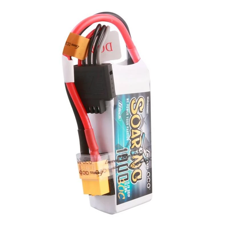 Baterija Gens ace Soaring 1000mAh 11.1V 30C 3S1P Lipo Pack