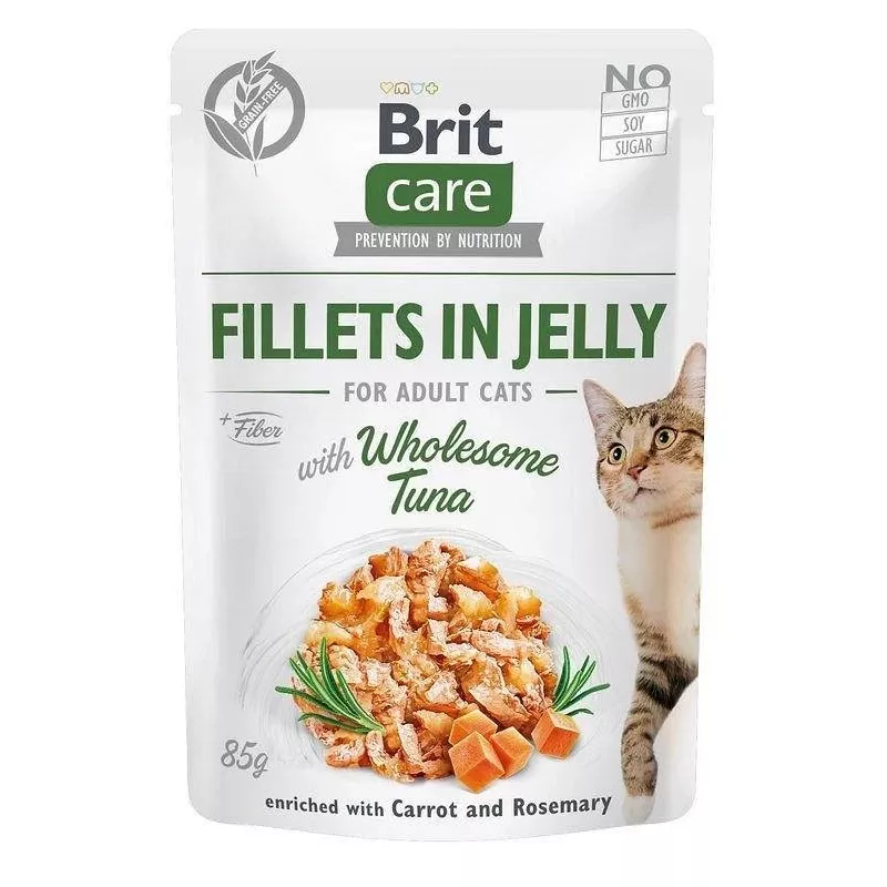 Šlapias kačių ėdalas Brit Care FJ Flavour Box drebučiuose 12 x 85 g