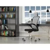 Biuro kėdė top e shop DORY SZARY – minkšta sėdynė, tinklinis atlošas, 650×620 mm, aukštis iki 122 cm