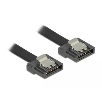 SATA kabelis DeLOCK 83841 0,5m SATA III 7 kontaktų juodas
