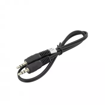 SBOX garso kabelis 3,5 mm lizdas – lizdas 0,5 m juodas