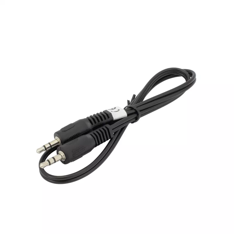 SBOX garso kabelis 3,5 mm lizdas – lizdas 0,5 m juodas