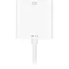 Adapterio laidas DisplayPort į DVI Sharkoon 0,15 m baltas — DisplayPort 1.2 į DVI