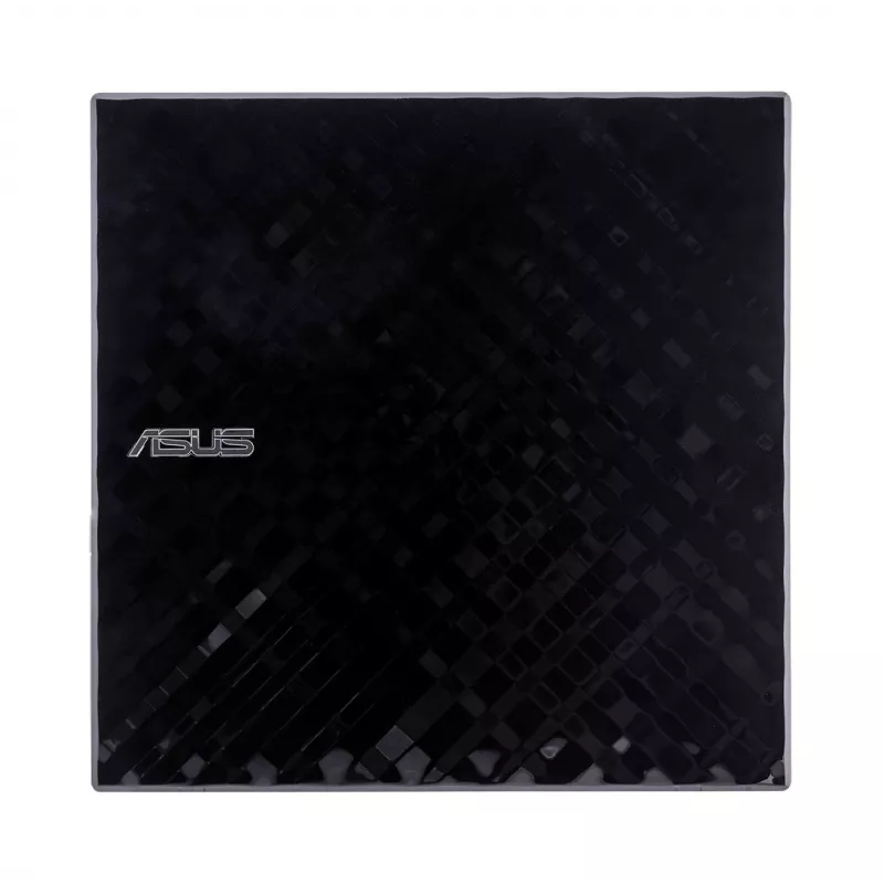 Išorinis DVD±RW optinis įrenginys ASUS SDRW-08D2S-U Lite, USB 2.0, juodas, 24x CD / 8x DVD, 142×142×20 mm