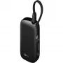 Powerbankas 5000 mAh su integruotu USB-C laidu 13 cm, 20 W, juodas