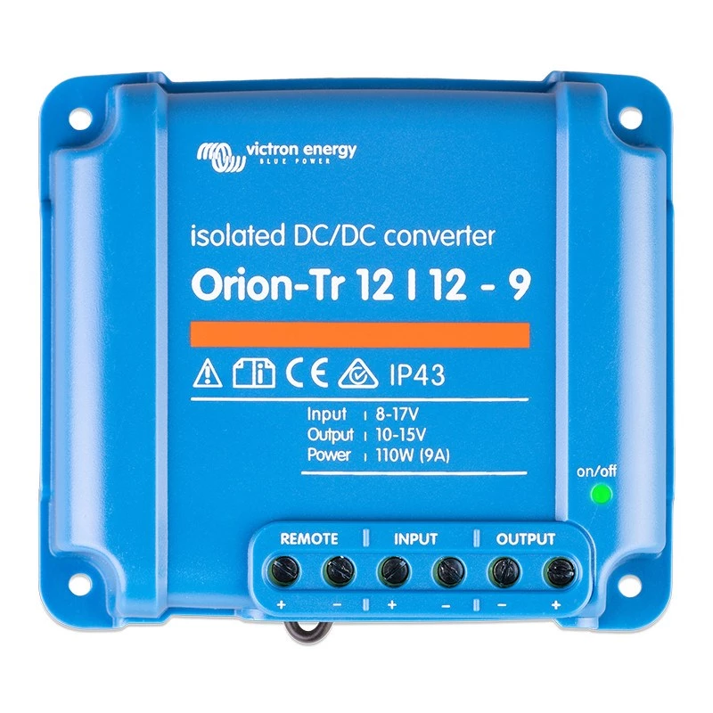 Galios šaltinis Orion-Tr 12/12-9A ORI121210110R 110W, nuolatinės srovės keitiklis 12V į 12V 9A