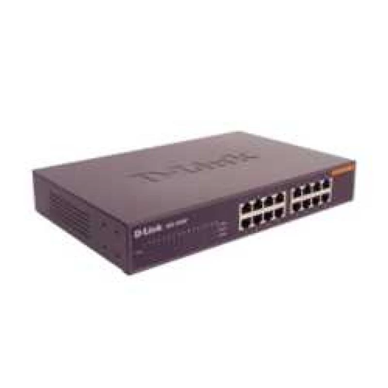 D-Link DES-1016D Nekonfigūruojamas 16 prievadų 10/100Mbps tinklo jungiklis