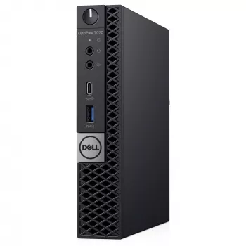 Mini PC tecXL OptiPlex 7070 MP (atnaujintas) – Intel Core i3-9100T, 16 GB DDR4, 256 GB SSD, Windows 10 Pro, MFF