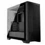 PC korpusas MODECOM VOLCANO EXPANSE S MIDI juodas — grūdintas stiklas, USB-C, tinka micro ATX, GPU iki 430 mm