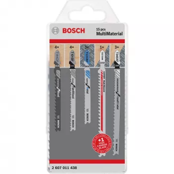 Bosch 2 607 011 438 pjūklo geležtė dėlionėms Karbidinė 15 vnt
