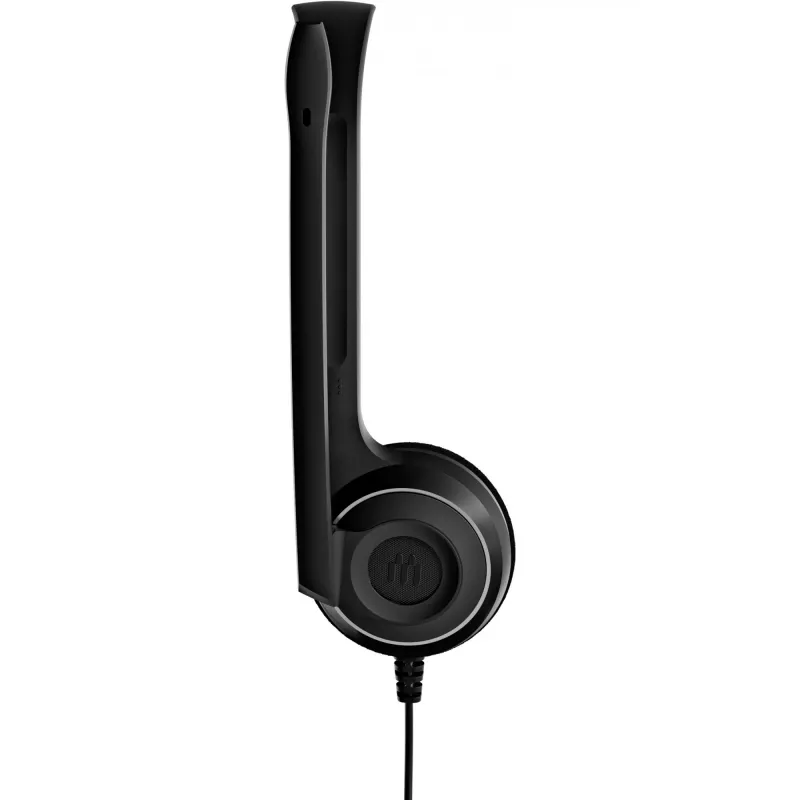 Sennheiser PC 7 USB ausinės su mikrofonu, laidinės, viena ausine, biurui, USB Type-A, juodos