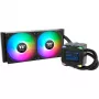 Skysčio aušinimo komplektas Thermaltake LA240-S ARGB 12 cm Juodas