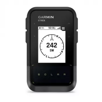 Garmin eTrex Solar – nešiojamas GPS navigatorius su saulės baterija