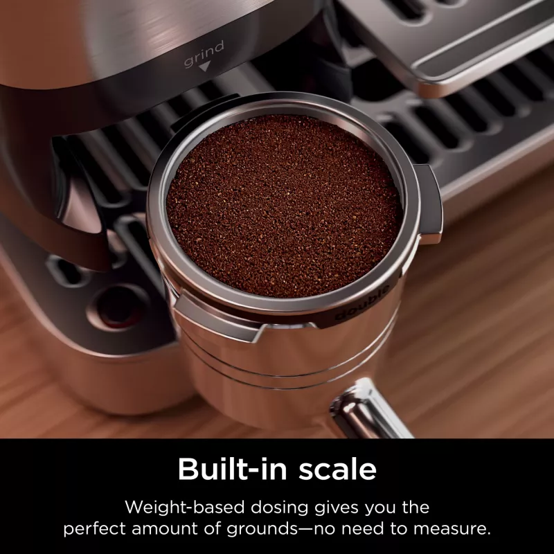 Espresso aparatas Ninja ES701EU – pusiau automatinis kavos aparatas su malūnėliu, 2 L vandens talpa, 1650 W