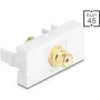Cinch jungtis DELOCK Easy 45 modelis 90861, paauksuota