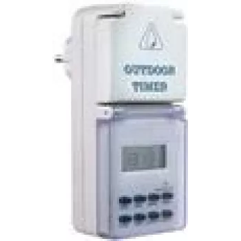Skaitmeninis laikmatis kištukinis AS Schwabe 24033, programuojamas, maks. 3500 W, IP44