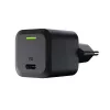 Mobiliojo įrenginio įkroviklis Green Cell CHARGC06, USB-C 33W, Quick Charge 3.0, AC 100–240V, juodas