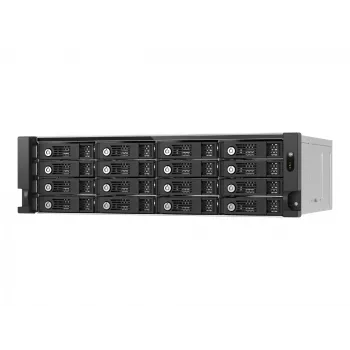 QNAP - TL-R1600PES-RP - Festplatten-Array - 16 Schächte (SATA-600 / SAS-3) SAS 12Gb/s (extern) Rack einbaufähig 2U