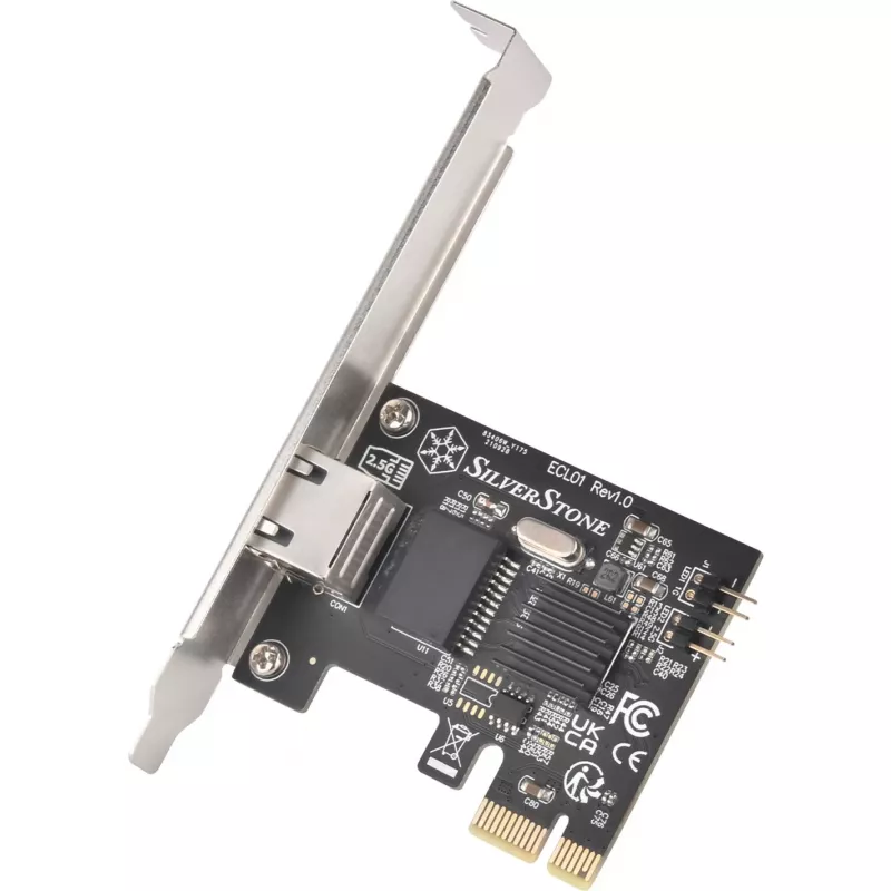 Silverstone ECL01, 2.5G tinklo plokštė, PCIe