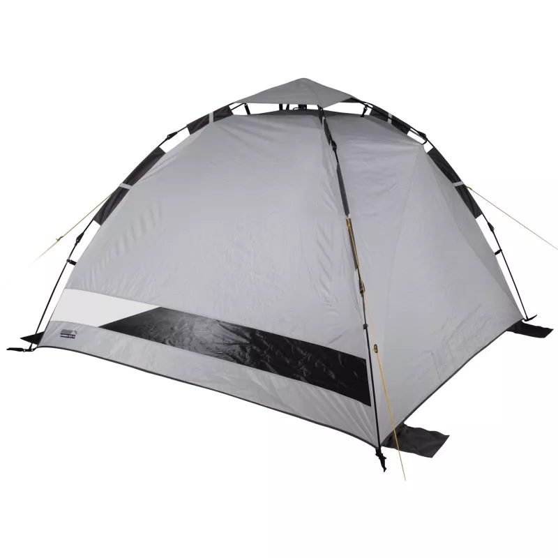 Paplūdimio palapinė High Peak Calida 80 – aliuminis/pilka, aukštis 130 cm, su grindų audeklu ir 4 smėlio kišenėmis