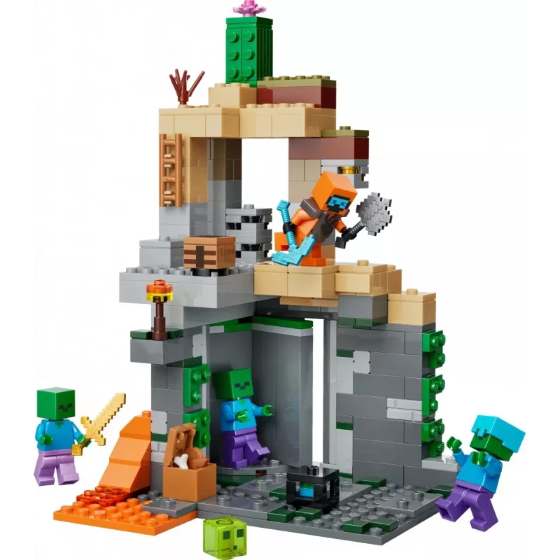 LEGO MINECRAFT 21587 Zombie Dungeon – Zombių požemis