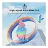 3D spausdinimo filamentas Creality PLA 1,75 mm, 1 kg – Mėlyna/Žalia/Rožinė (Creality 3301010424)