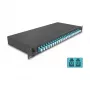 Pluoštinė sujungimo dėžė DeLOCK 67010 Juodas Metalas 482x220x44mm
