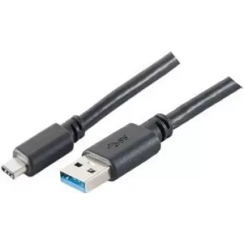 USB laidas ShiverPeaks BS77141-1.8 1,8 m USB C – USB A juodas