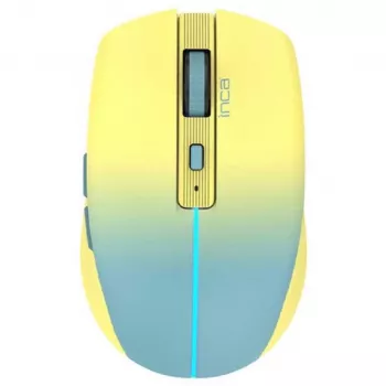 Cian Technology GmbH INCA Mouse IWM-511RS belaidė RGB pelė geltona