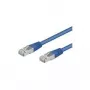 Wentronic Goobay CAT 5e jungiamasis laidas, SF/UTP, mėlynas, 3 m - CCA vario mišinys (68056)