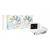 DeepCool LM240 WH procesoriaus skysčio aušinimo komplektas 12 cm Baltas 1 vnt.