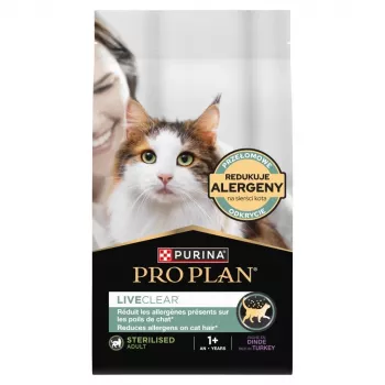 PURINA PRO PLAN LIVECLEAR STERILISED ADULT Rich in Turkey 2,8kg