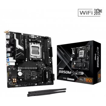 Motininė plokštė ASRock B850M Rock WiFi AM5 mATX DDR5 su HDMI ir DisplayPort