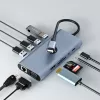 USB-C adapteris Hawk HW-HUB801 8 viename su HDMI ir Ethernet