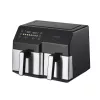 Extralink Home Air Fryer SJ-1000 10L EU (6L+4L) 2500W – oro gruzdintuvė