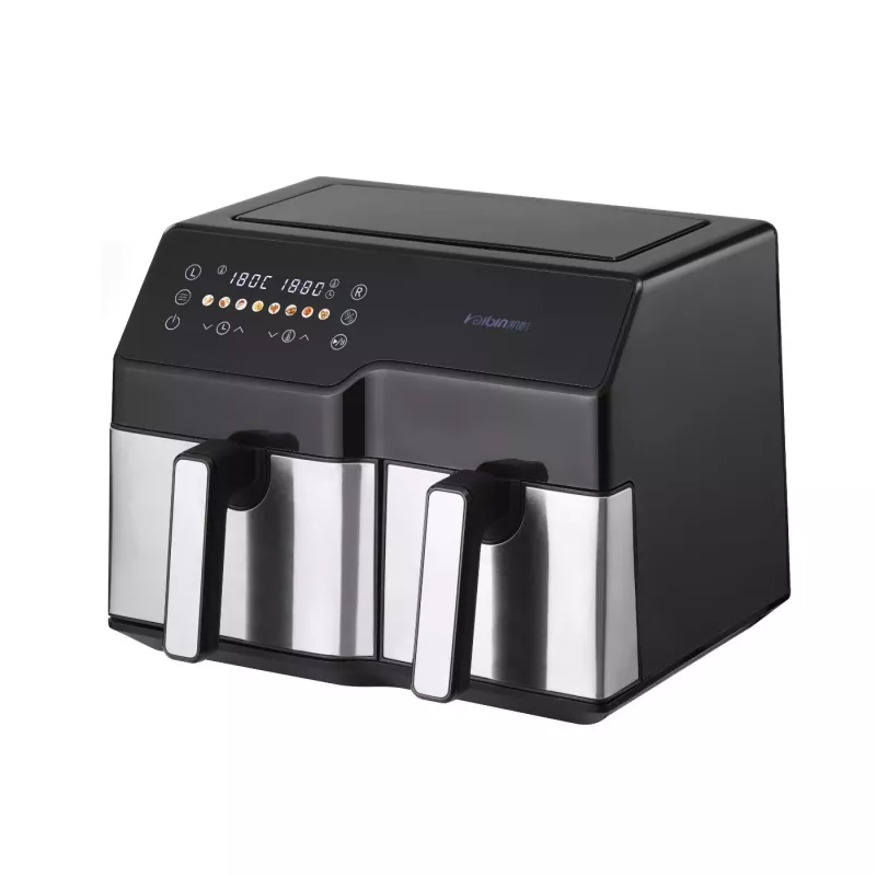 Extralink Home Air Fryer SJ-1000 10L EU (6L+4L) 2500W – oro gruzdintuvė