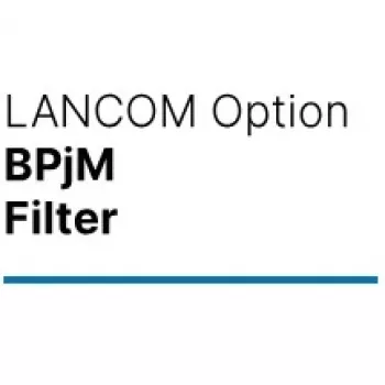 Tinklo valdymo licencija Lancom Systems LANCOM BPjM filtro parinktis 5 metams – 1 licencija, suderinama su 1650E, 1780EW-4G+, 1790, 1800, 1900, 2100EF, IAP-4G+, IAP-5G, ISG, WLC-60, WLC-2000