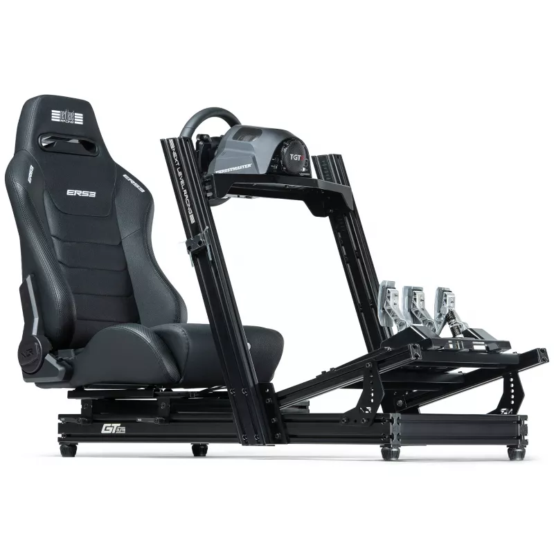 Lenktyninė kėdė su atlošo reguliavimu Next Level Racing ERS3 Elite Premium – juoda PU oda