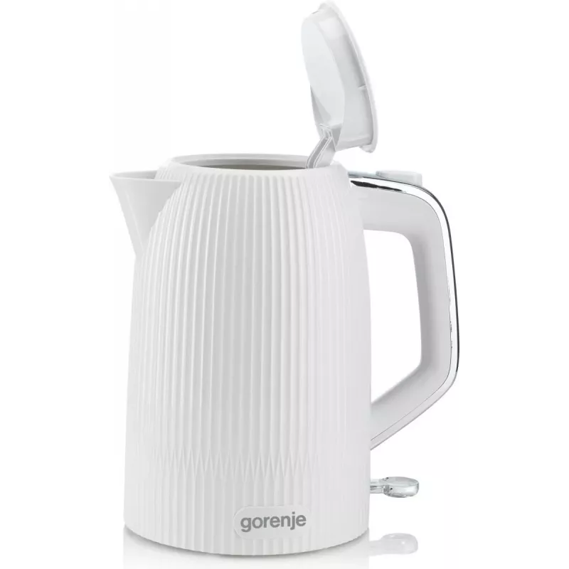 Gorenje K17DPW elektrinis virdulys | 2200 W | 1,7 l | Nerūdijantis plienas | Baltas