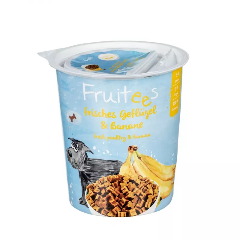 Fruitees 603500200 šuo / katė skanėstas Bananas, Paukštiena 200 g