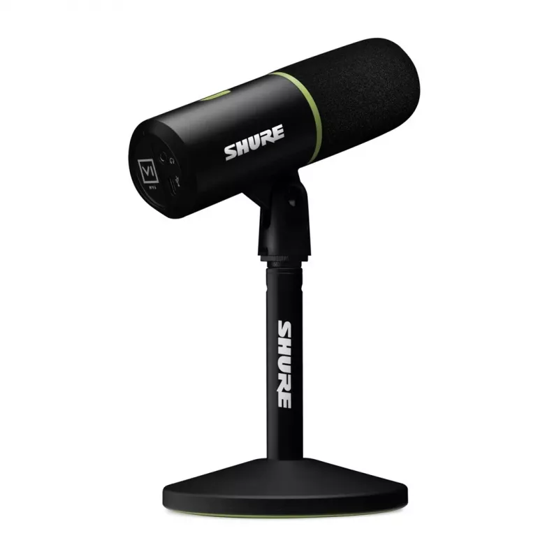 Shure MV6 – USB-C kardioidinis dinaminis mikrofonas žaidėjams ir transliuotojams