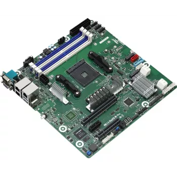 Pagrindinė plokštė ASRock X570D4U Micro ATX — AMD X570, Socket AM4, 4× DIMM, DDR4, max 32 GB, 12× SATA III, 3× RJ-45