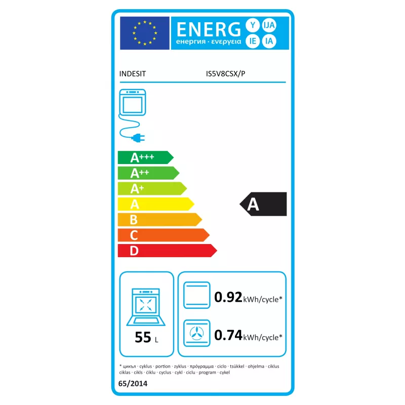 Keraminė kaitlentė Indesit IS5V8CSX/P – 60 cm, 5 kaitviečių