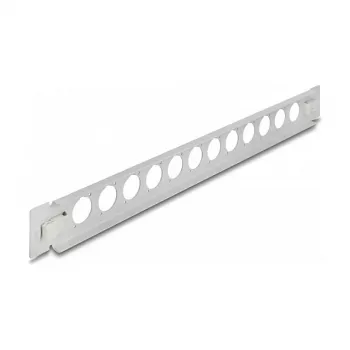 Patch panel DeLOCK 19 colio D tipo 12 prievadų be įrankių pilkas