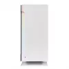 PC korpusas Thermaltake H200 TG Snow RGB Midi Tower baltas