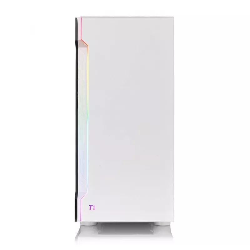 PC korpusas Thermaltake H200 TG Snow RGB Midi Tower baltas