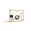 Apsauginis odinis dėklas Apple AirTag FIXED FIXWAT-C2-BB juodos spalvos