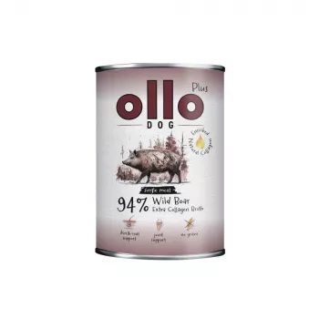 Ollo Plus Kolagen šunų ėdalas su šerniena 400g skardinė